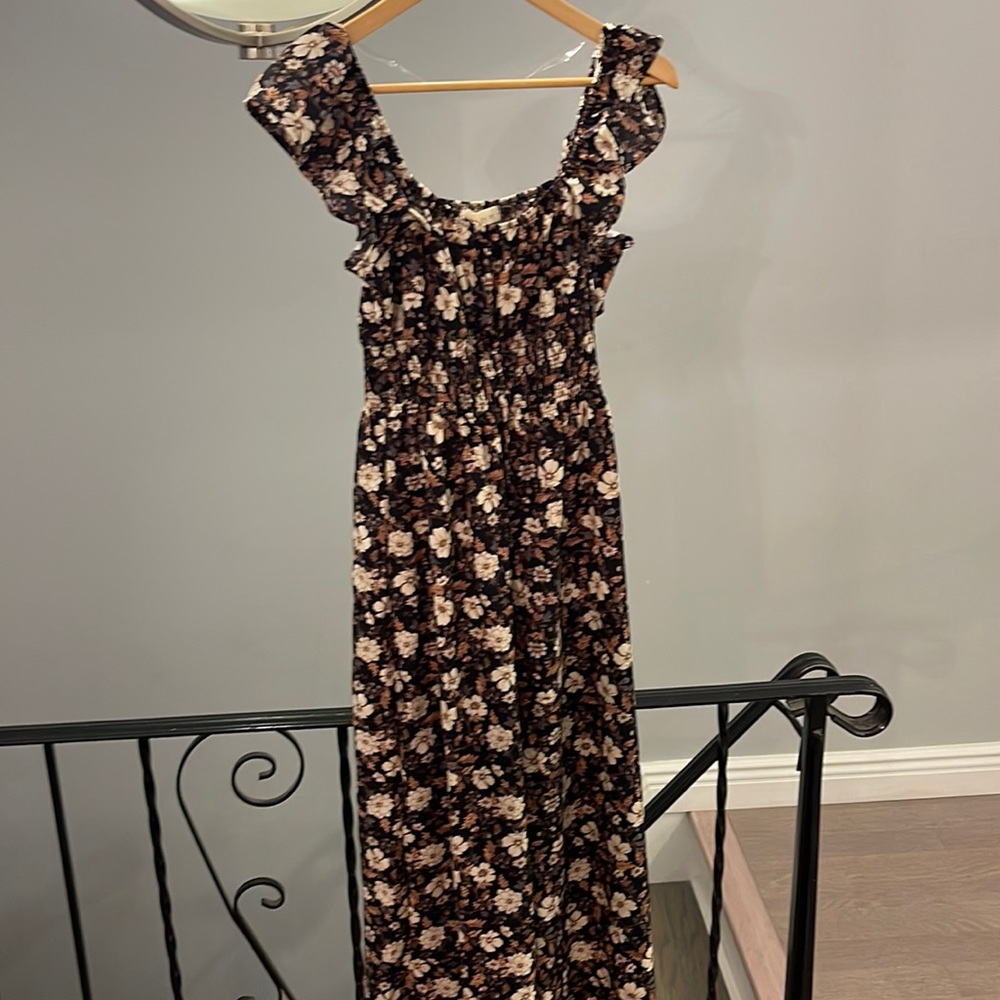 Romper black and tan Small
